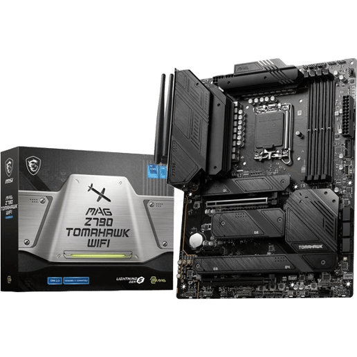 MSI MAG Z790 TOMAHAWK WIFI ATX Motherboard for Intel LGA1700 CPUs